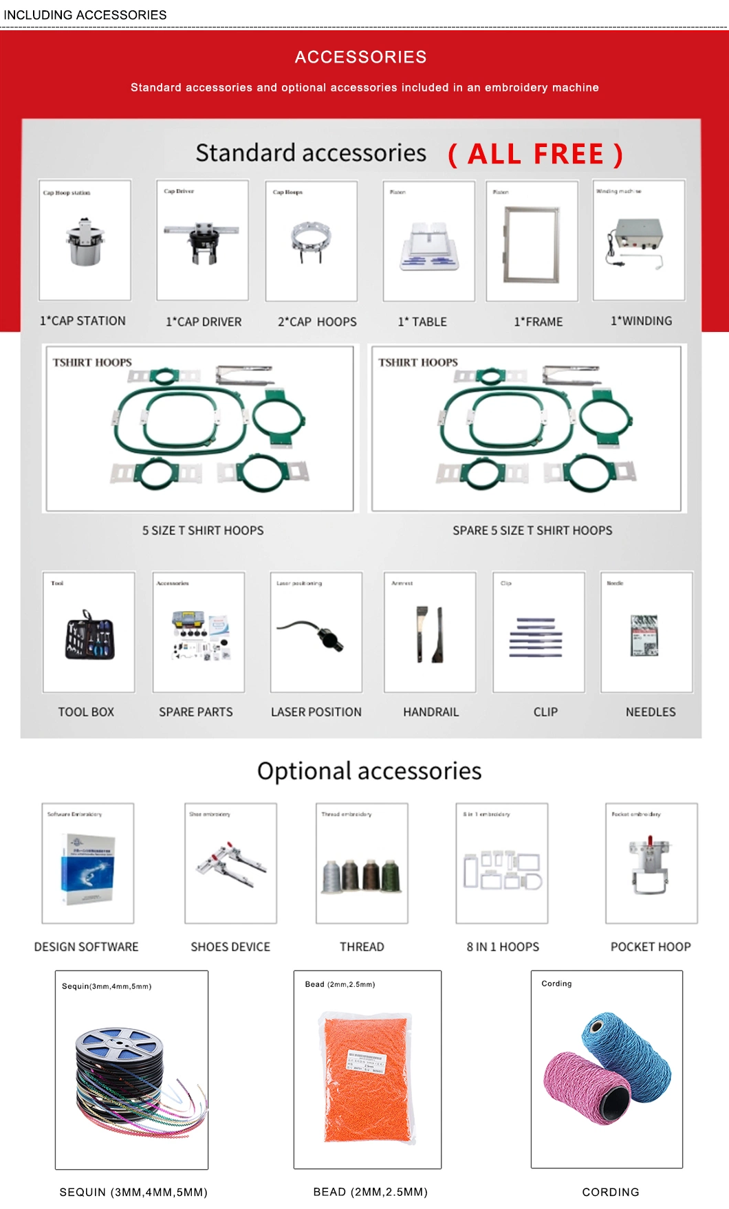 Bai Single Head High Speed Lot Size Industrial Embroidery Machine for Britain