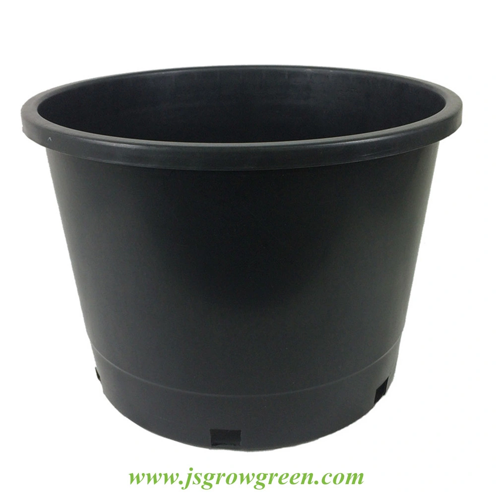 High Quality 0.7 Gallon Green Plastic Flower Pot for Indoor or Outdoor Planting