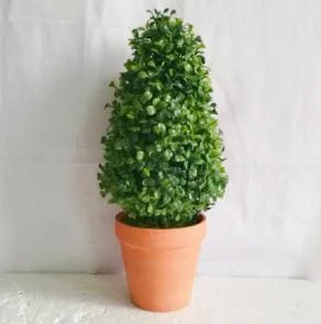 Outdoor and Indoor Ornament Artificial Plant Green Bonsai Small Grass Plants