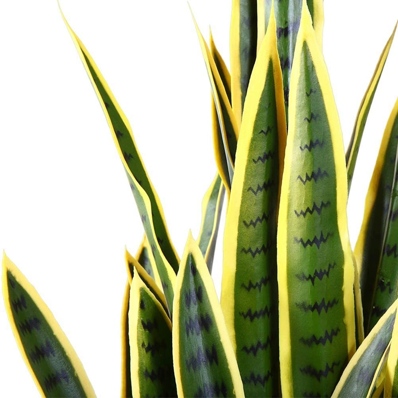 Artificial Snake Plant 26 Inches Fake Sansevieria Artificial Potted Plants for Indoor and Outdoor, Home, Office Decoration