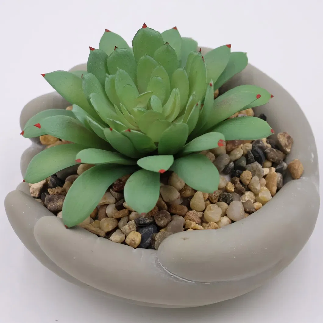 Desk Decoration Realistic Fake Succulent Plant for Home Decor Indoor