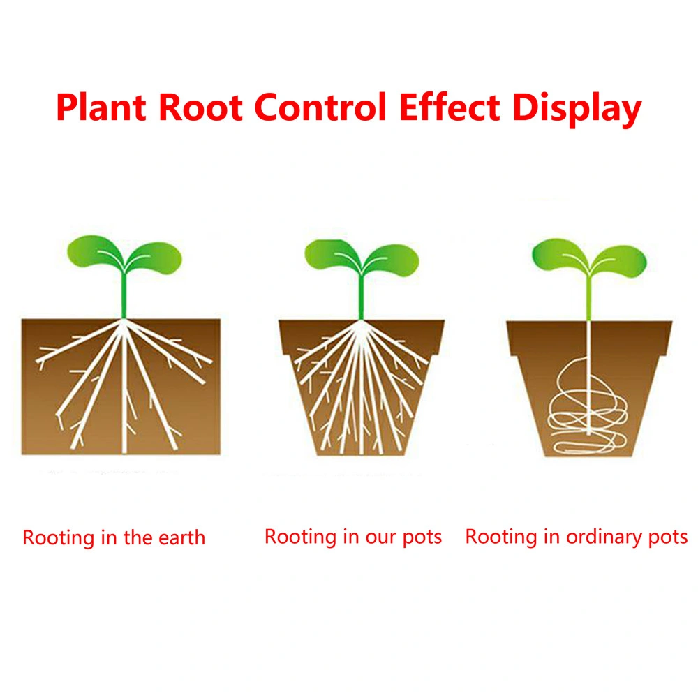 Root Control Planting Pots Home Garden Balcony Seedling Nursery Pot Office House Decoration Bonsai Container Transplant Pot