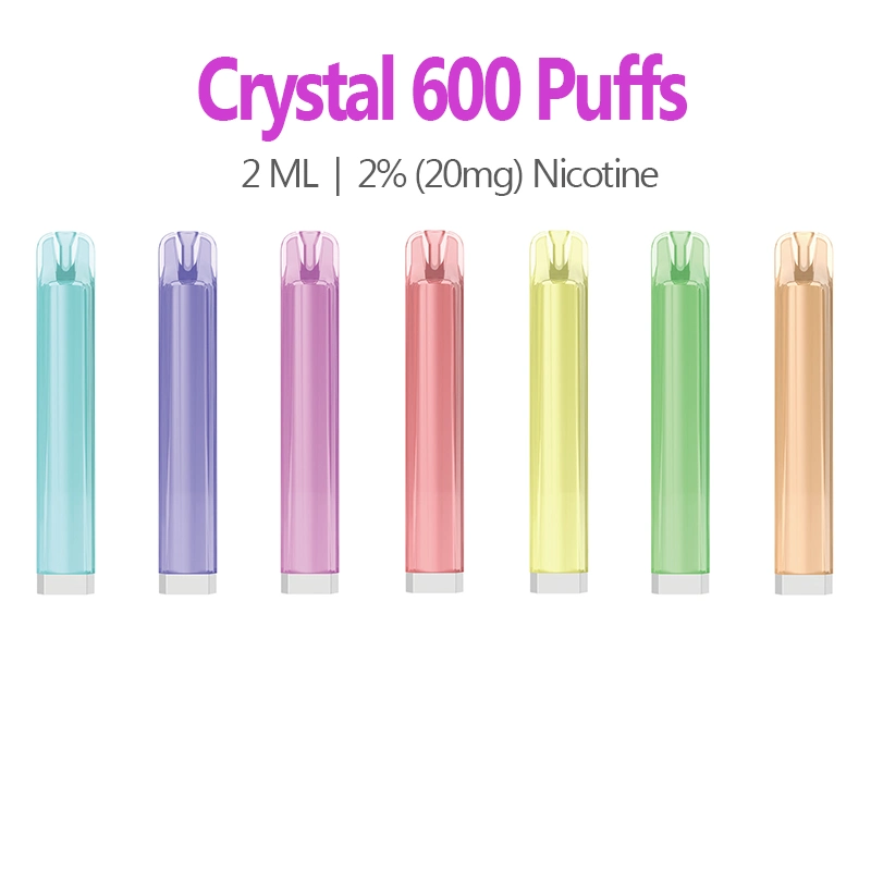 UK Hot Selling OEM 2ml 20mg Nicotine 600puffs Mesh Coil Disposable Vape