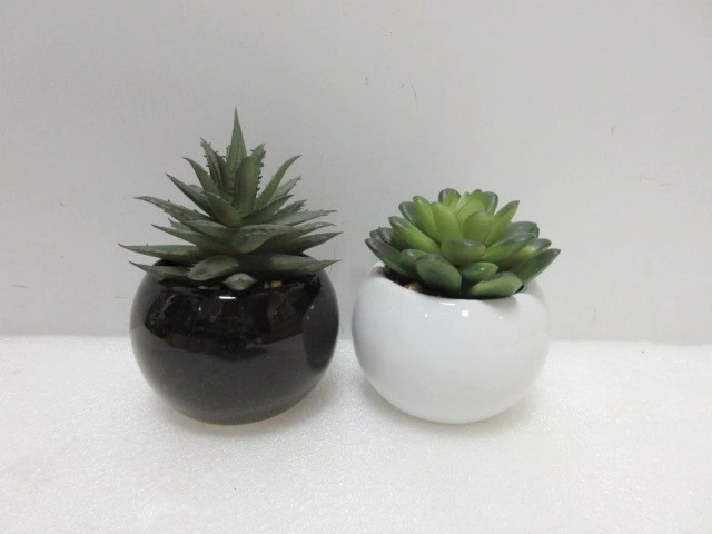 Artificial Leaf Mini Succulent Plants for Indoor Home Decor Fake Plant