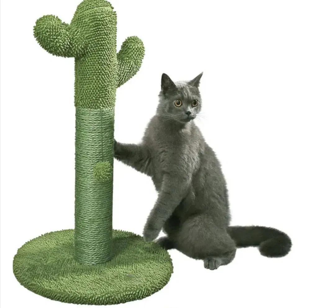 Durable Sisal Cactus Cat Climbing Frame Toys Interactive Cat Scratching