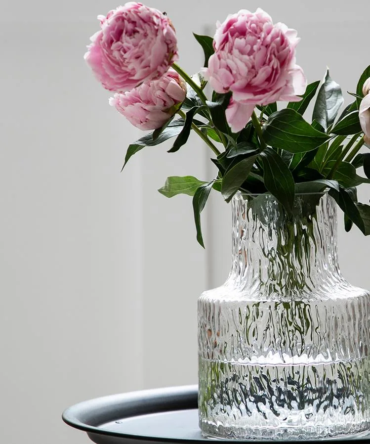 Wholesale Clear Glass Nordic Simple Glass Vase Creative Decoration Furniture Flower Hydroponic Creative Decoration