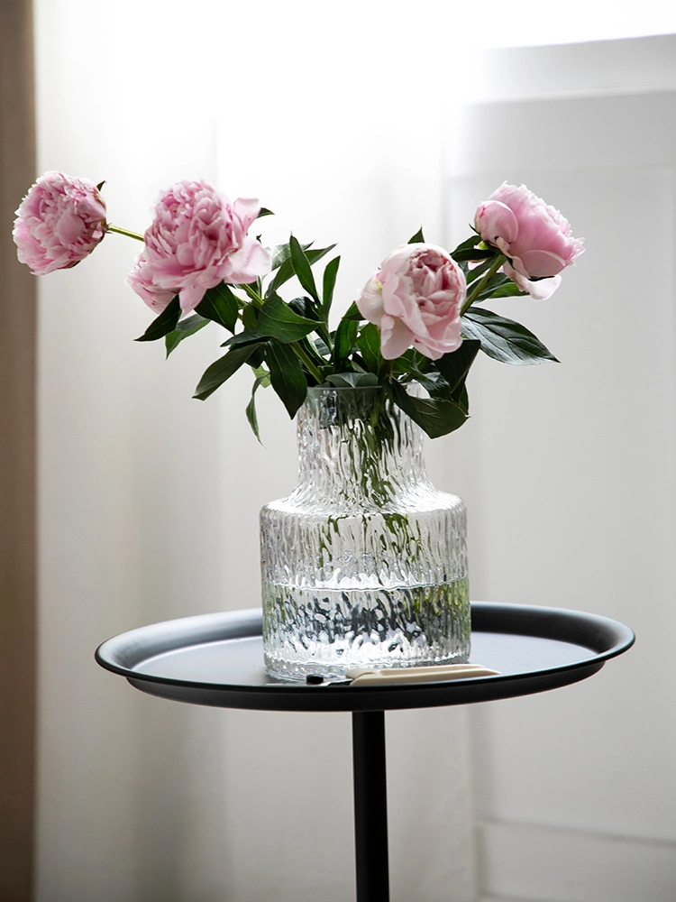 Wholesale Clear Glass Nordic Simple Glass Vase Creative Decoration Furniture Flower Hydroponic Creative Decoration