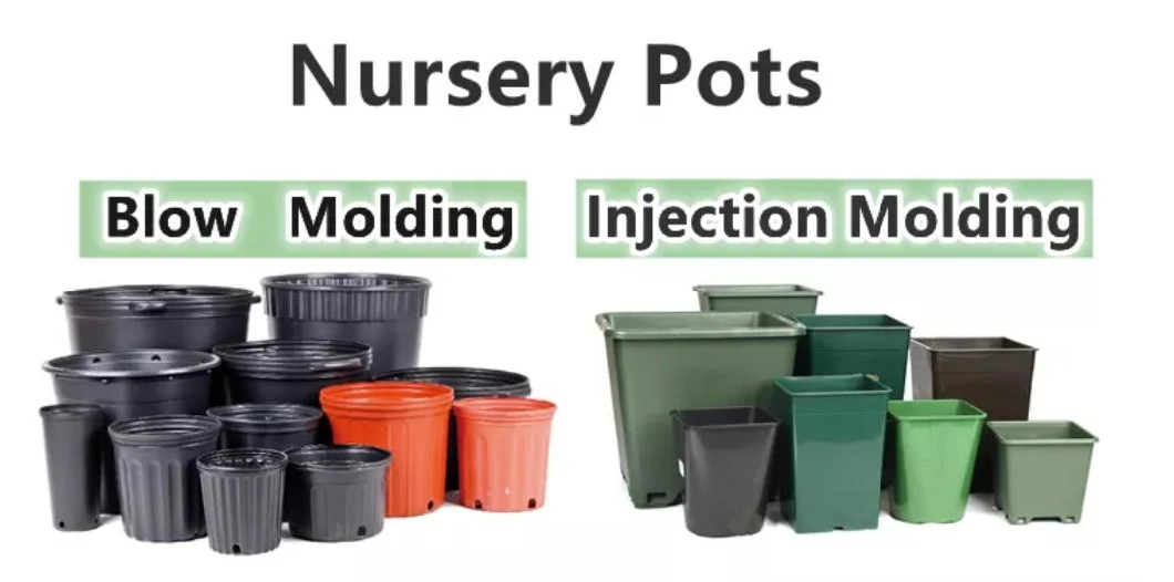 Indoor and Outdoor All Sizes Garden Nursery Plastic Flower Pots 7gallon Plastic Pot for Nursery