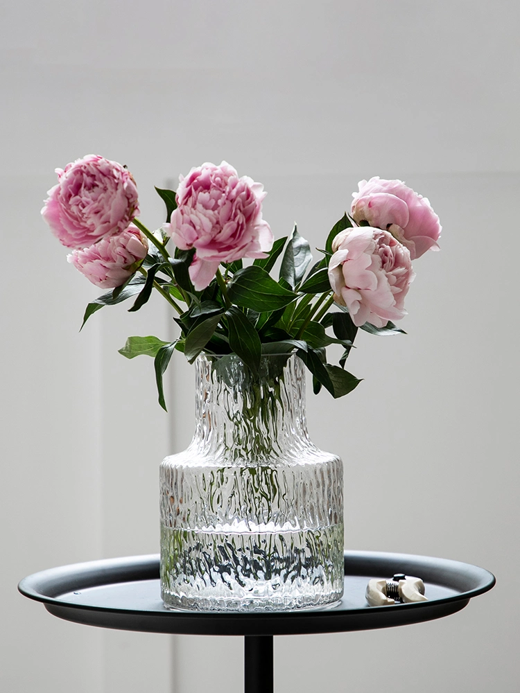 Wholesale Clear Glass Nordic Simple Glass Vase Creative Decoration Furniture Flower Hydroponic Creative Decoration