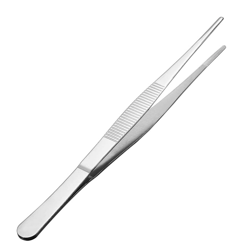 Disposable Medical Stainless Steel Anti-Corrosion 201 304 25cm 15cm Tweezers