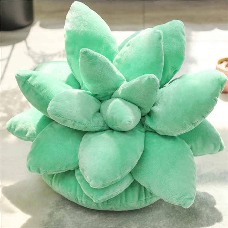 Creative Design Soft Cute 3D Simulation Plant Toy Chic Succulent Plush Pillow