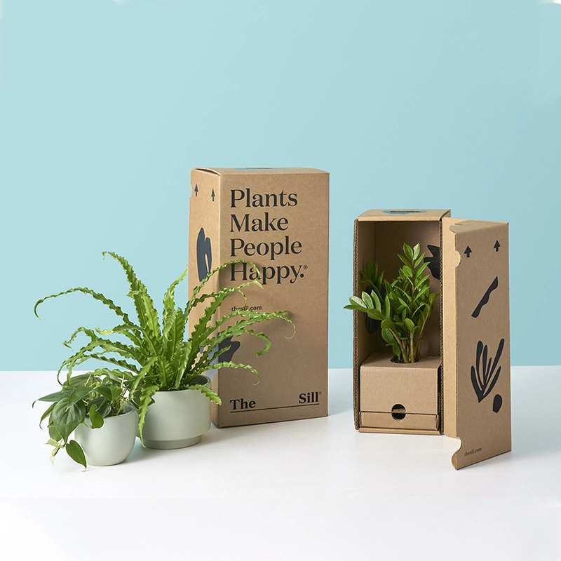 Fpg Custom Succulent Packaging Live Cardboard Plants Shipping Box