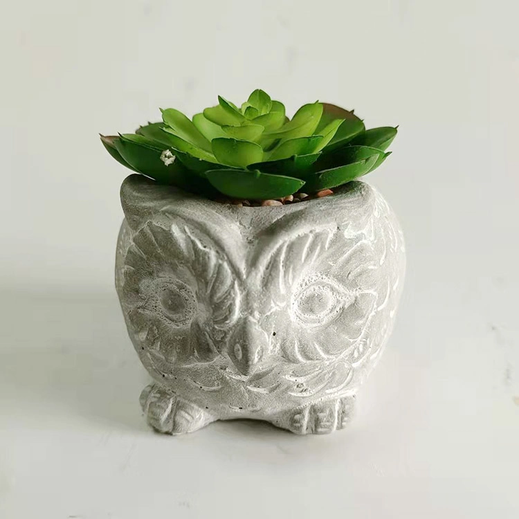 2017 New Cement Material Mini Succulent Pots for Sale