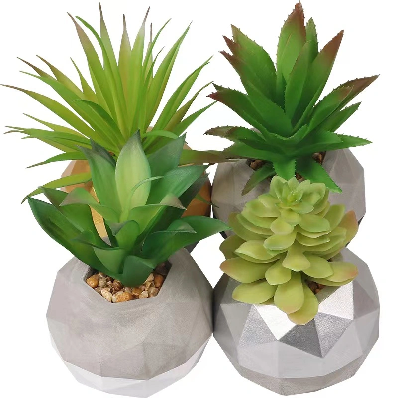 Wholesale Home Artificial Succulent Pot Plants Garden Decor Succulents