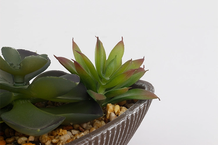Artificial Succulent Plants in Pots Arrangement Succulents Bonsai for Home Hotel Decoration