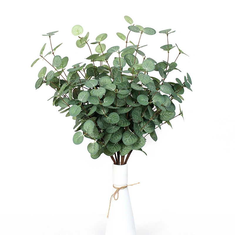 Nordic Style Home Wedding Shop Hotel Decoration Eucalyptus Leaf Mint Artificial Plant