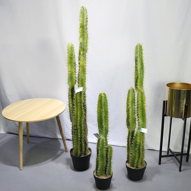 Perfect Quality High Cactus Column Bonsai Decoration Artificial Cactus Potted Plants