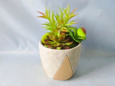 Bonsai pequeño de la gallina Succulents planta Artificial plantas Potted