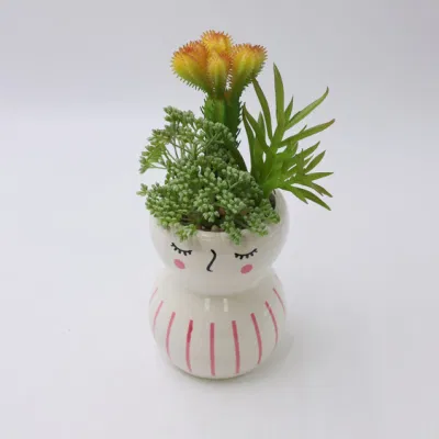 Suculents al por mayor Bonsai Artificial plantas Interiores Suculents artificiales plantas