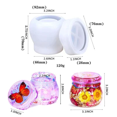 Molde maceta de cemento potado con plantas suculentas, molde de silicona de hormigón de yeso, molde de silicona de cilindro grande de resina DIY molde de silicona