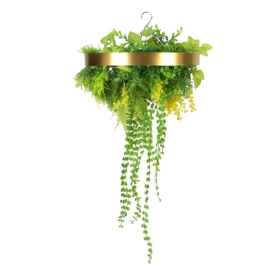 Venta caliente colgantes artificiales Plantas artificiales para la decoración de boda