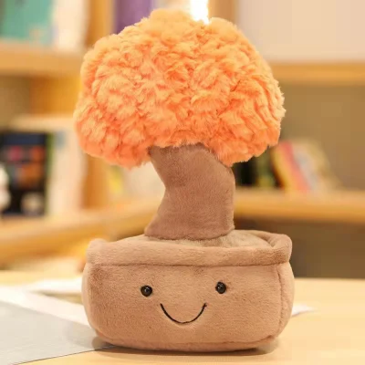 Lindo peluche suave de las suculentas plantas verdes, la decoración de juguetes de peluche