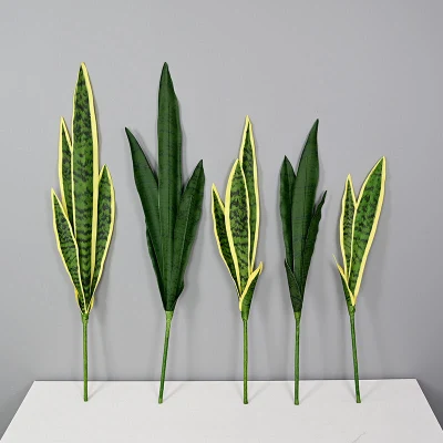 Plantas de Succulents artificiales con hojas verdes para el hogar
