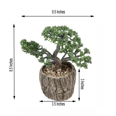Planta de cultivo de concreto y sauce 2023 Artificial Planta
