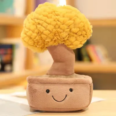 Lindo peluche suave de las suculentas plantas verdes, la decoración de juguetes de peluche