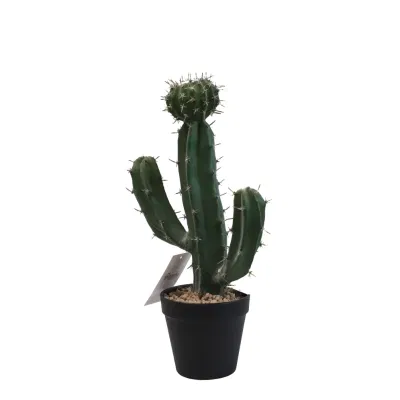 Cactus artificiales de alta calidad Inicio decoración Salón Wholesale Fake Cactus Planta de Jardín de Cactus columna inmortal.