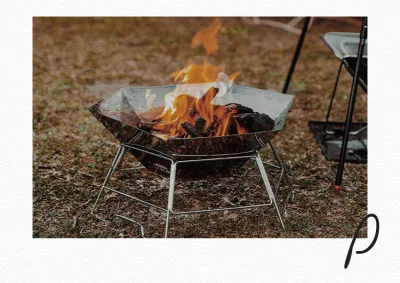 Barbacoa parrillas plegable Barbacoa exterior Camping Barbacoa Fogones para Senderismo o picnic