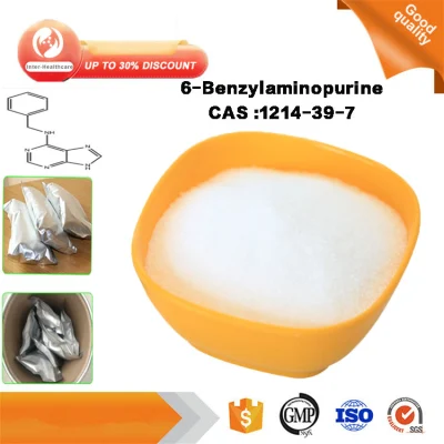 Venta caliente regulador del crecimiento vegetal, el 98% 6-bencilaminopurina polvo CAS 1214-39-7 6-bencilaminopurina