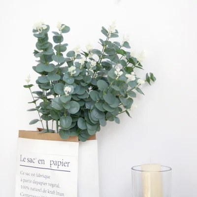 Whosale hojas baratas decoración Artificial Real Touch Arbol Artificial ramas Y deja la planta Artificial decoración del Hogar