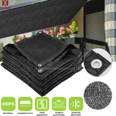 Negro HDPE UV estabilizado plástico Agricultura Aparcamiento Granja de invernadero Tela de tela de tela de tela de tela para exteriores