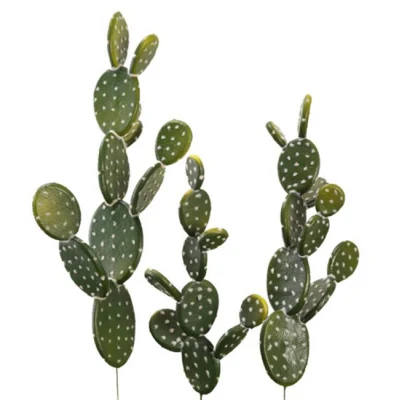Popular Plantas de Cactus Artificiales de Alta Calidad Decorativas para Exteriores e Interiores Faux Sansevieria Cylindrica