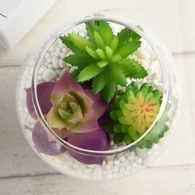 16 equipos mixtos de suculentas las plantas de flores artificiales decoración Unpotted Falsos tallos de plantas suculentas grueso surtido de selecciones para la decoración del hogar
