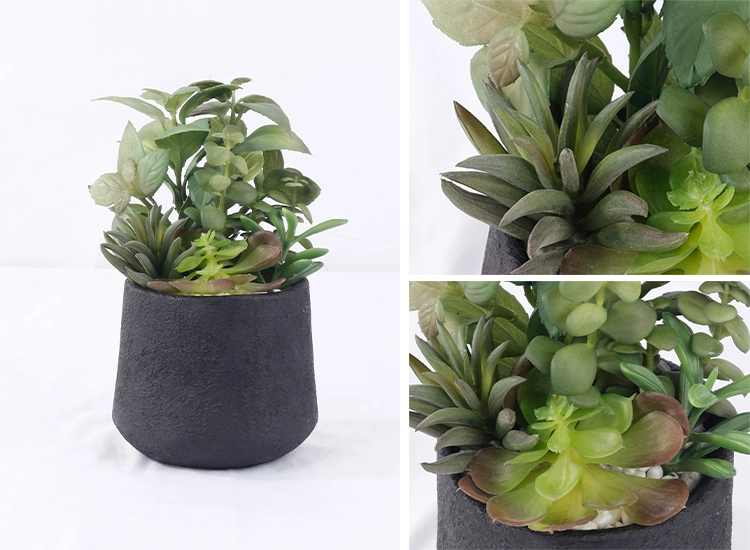 Mini Artificial Plants Faux Succulents Home Decor Korean Succulents