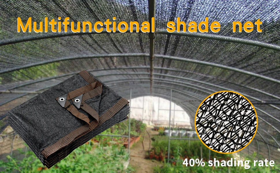 100% HDPE Sunshade Net The Knight of Your Adorable Flowers and Fruits, Our Shade Netting Could Protect Your Beloved Plants