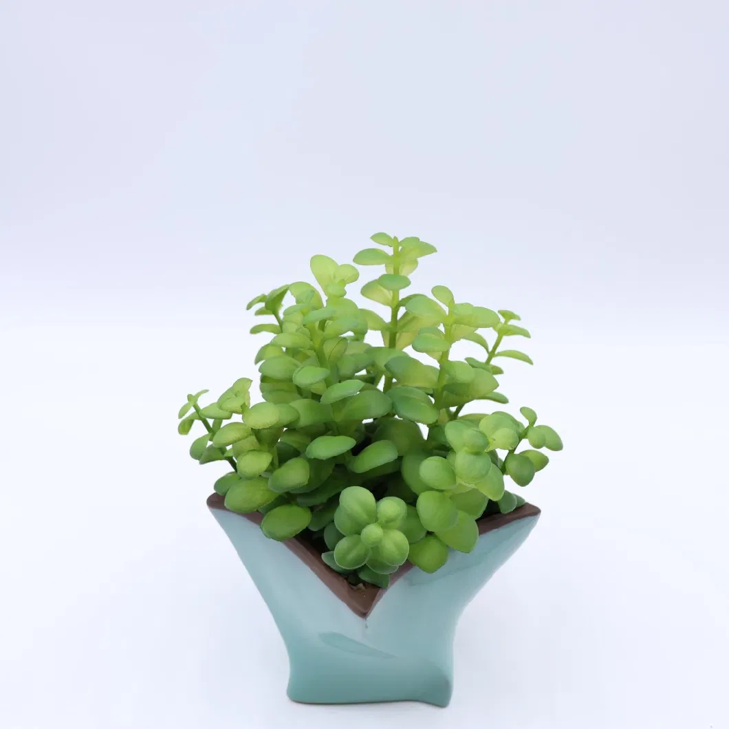 Artificial Mini Plant Bonsai Plastic Artificial Leaf Tree Bonsai Live Plant