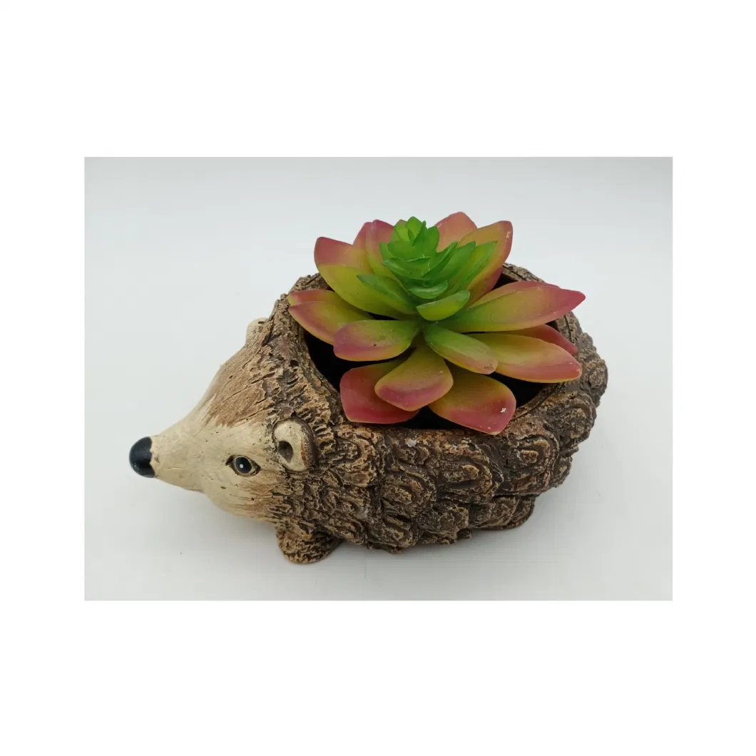 Animal Turtle Hedgehog Frog Succulent Planter Cement Resin Flower Pot