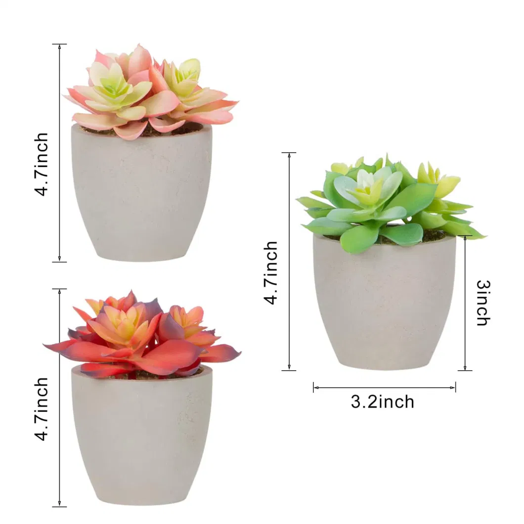 Home Decor Wall Hanging Succulents Decorative Artificial Plants