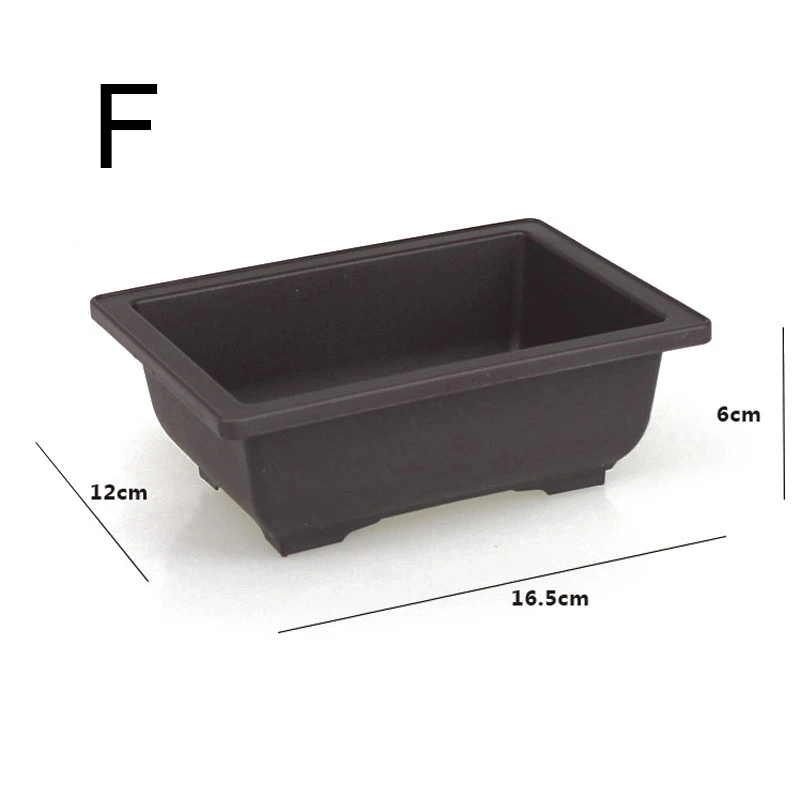 Plastic Flower Pots Retro Style Simulational Purple Sand Pots Flower Bonsai Tree Plant Succulent Flowerpots Home Garden