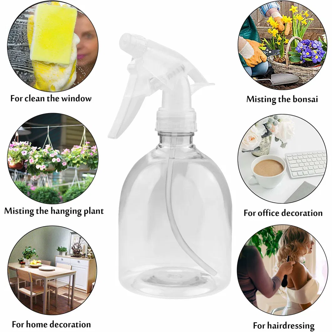 Bottle Empty Clear Spray Bottles Cleaning Solutions Adjustable Head Sprayer Plastic Spray