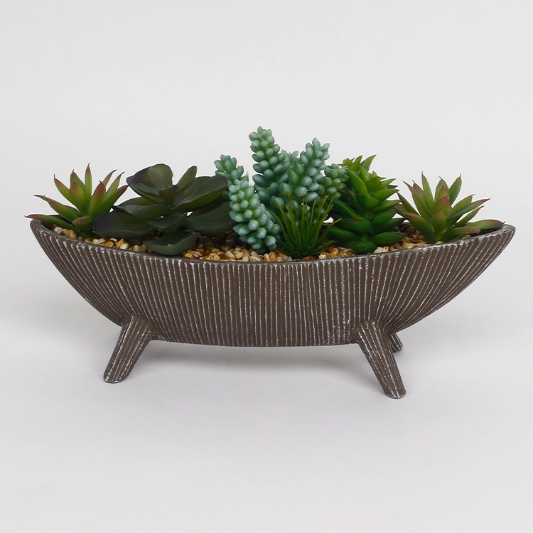 Artificial Succulent Plants in Pots Arrangement Succulents Bonsai for Home Hotel Decoration