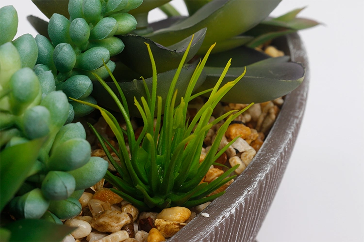 Artificial Succulent Plants in Pots Arrangement Succulents Bonsai for Home Hotel Decoration