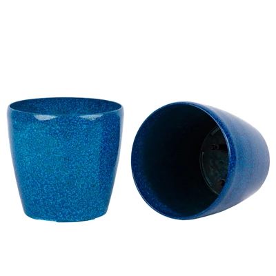  Resina ecologica Fiore Plant in plastica Pot Succulent per balcone