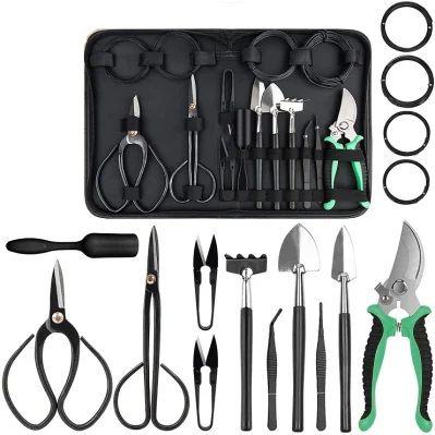  Kit attrezzi Bonsai Set attrezzi per giardinaggio Kit Succulent 16PZ Giardino Set di utensili manuali utensili a fresare
