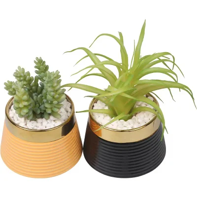  Succulents artificiale piante Ufficio decorazione molti tipi di piccolo Potted Piante