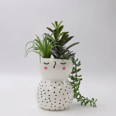  Succulente Bonsai Mini Verde piante interne Faux piante artificiali per Decorazione domestica