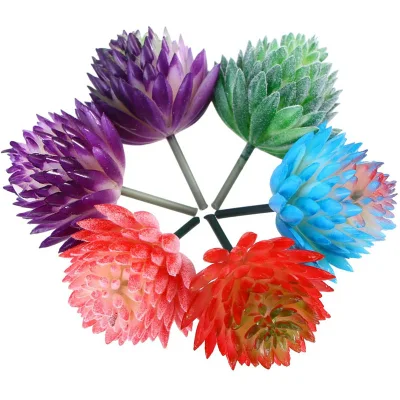 Artificiale Succulente realistico piccole Simulazione plastica fai da te piante succulente non in vaso